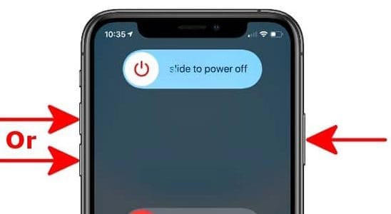 turn off iphone 11