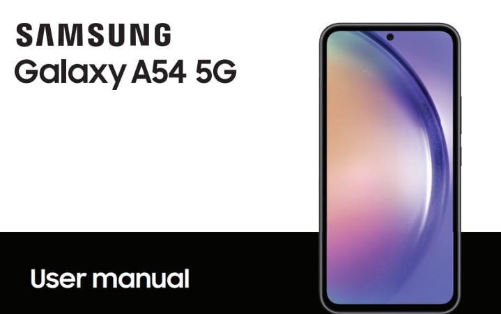 samsung a54 pdf manual
